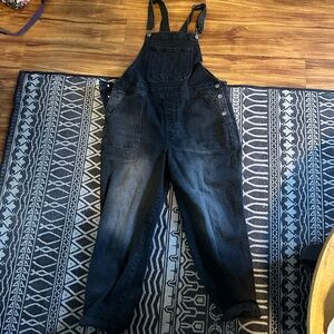 Old Navy Black Overalls- Size 18